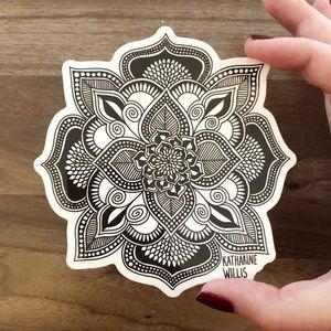 Original Mandala Design Bumper Sticker